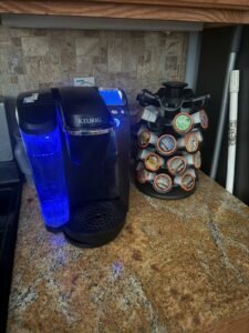 a keurig coffee maker in home