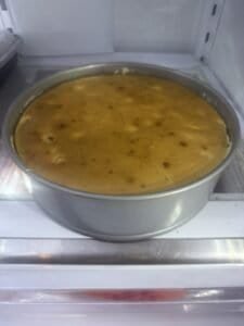 a springform pan cheesecake