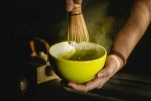 a matcha whisk and sets