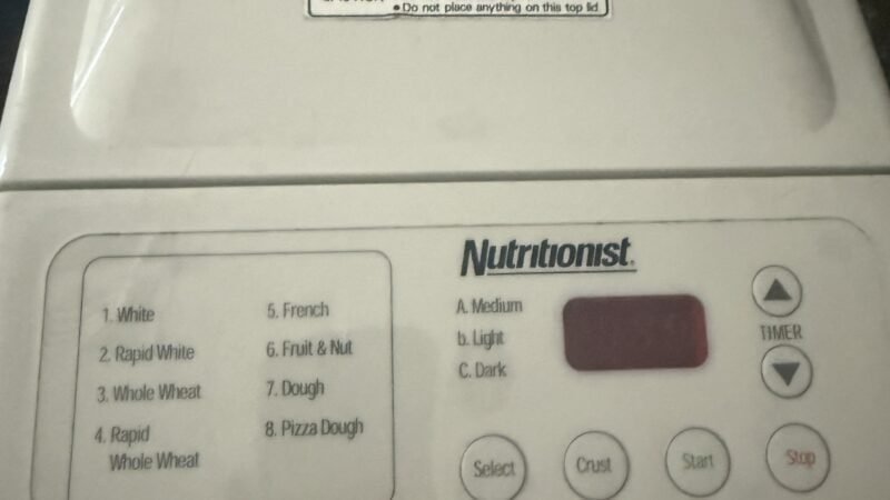 Using a Bread Machine for Dough, Then Baking in the Oven