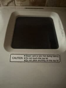 a bread machine viewing window for kitchen
