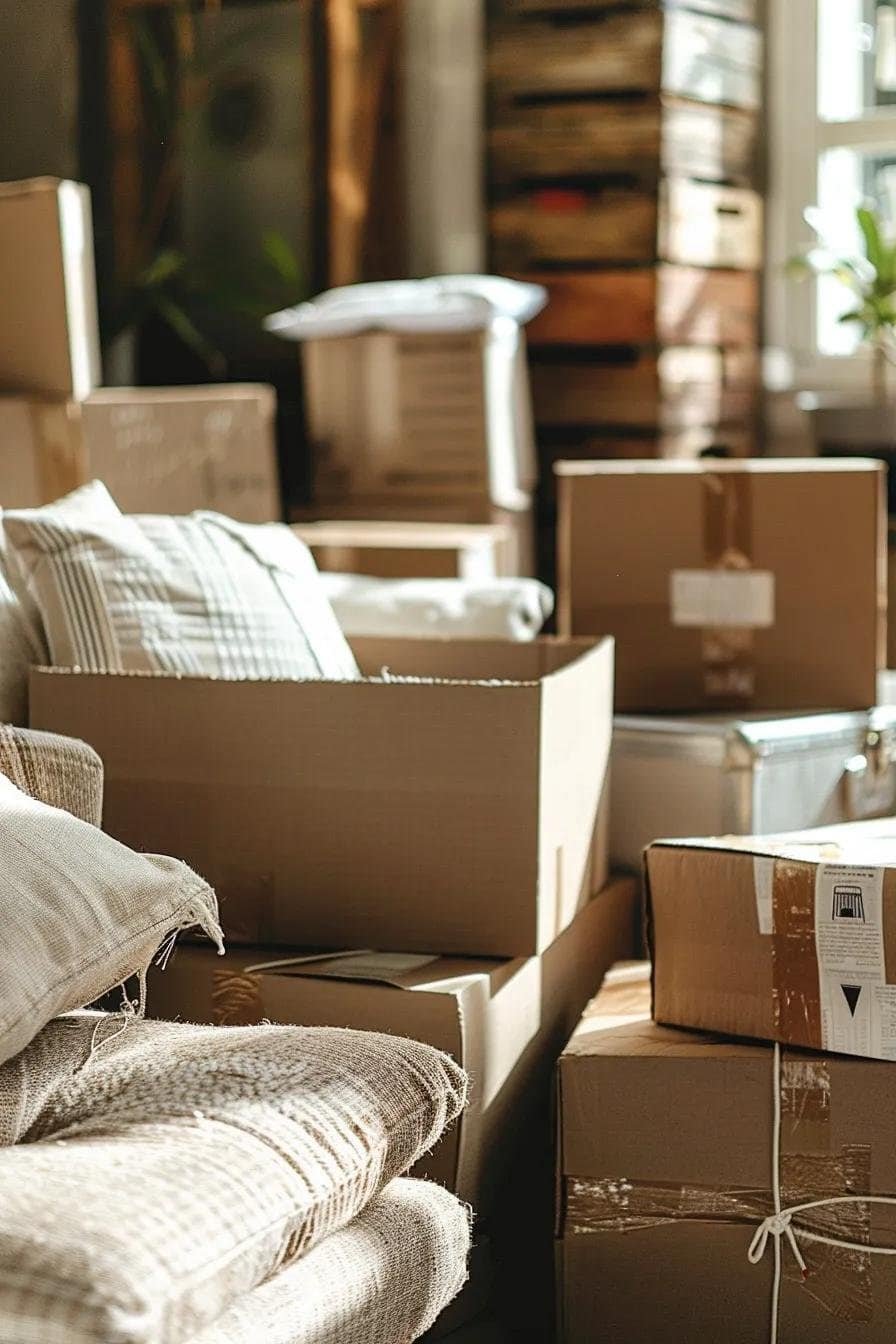 Essential packing supplies for long distance relocation, highlighting quality materials for safe transport