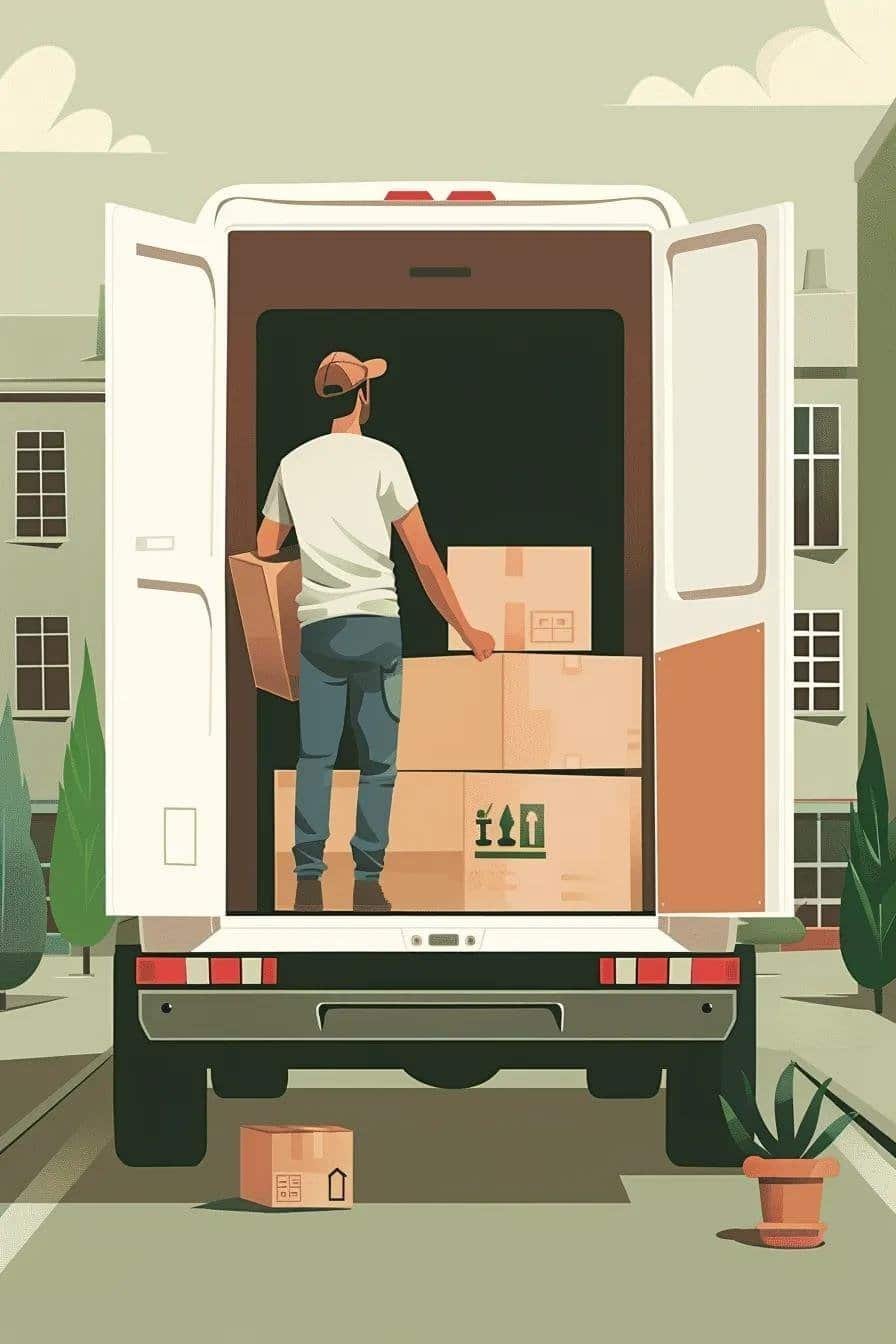 Infographic showing factors that influence long-distance moving expenses