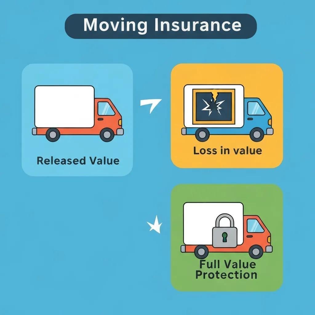 Graphic showing Released Value and Full Value Protection insurance options