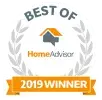 HomeAdvisor Best of 2019 Winner badge, symbolizing Smart Penny Moving's excellence in moving services.