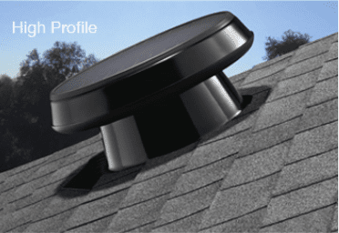 High Profile Solar Attic Fan
