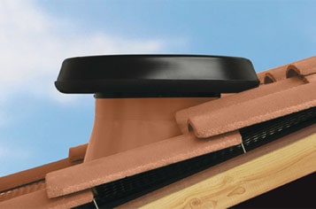 Solar Attic Fan Tile Roofs