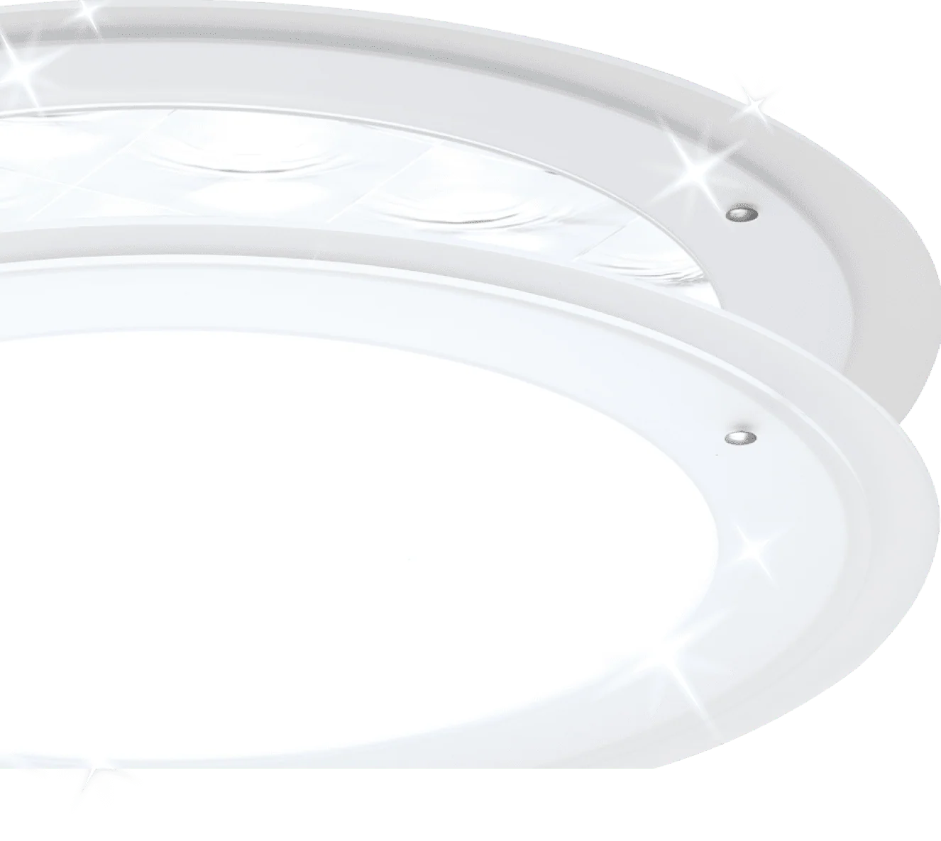 Product shot of the contour optiview ceiling profile
