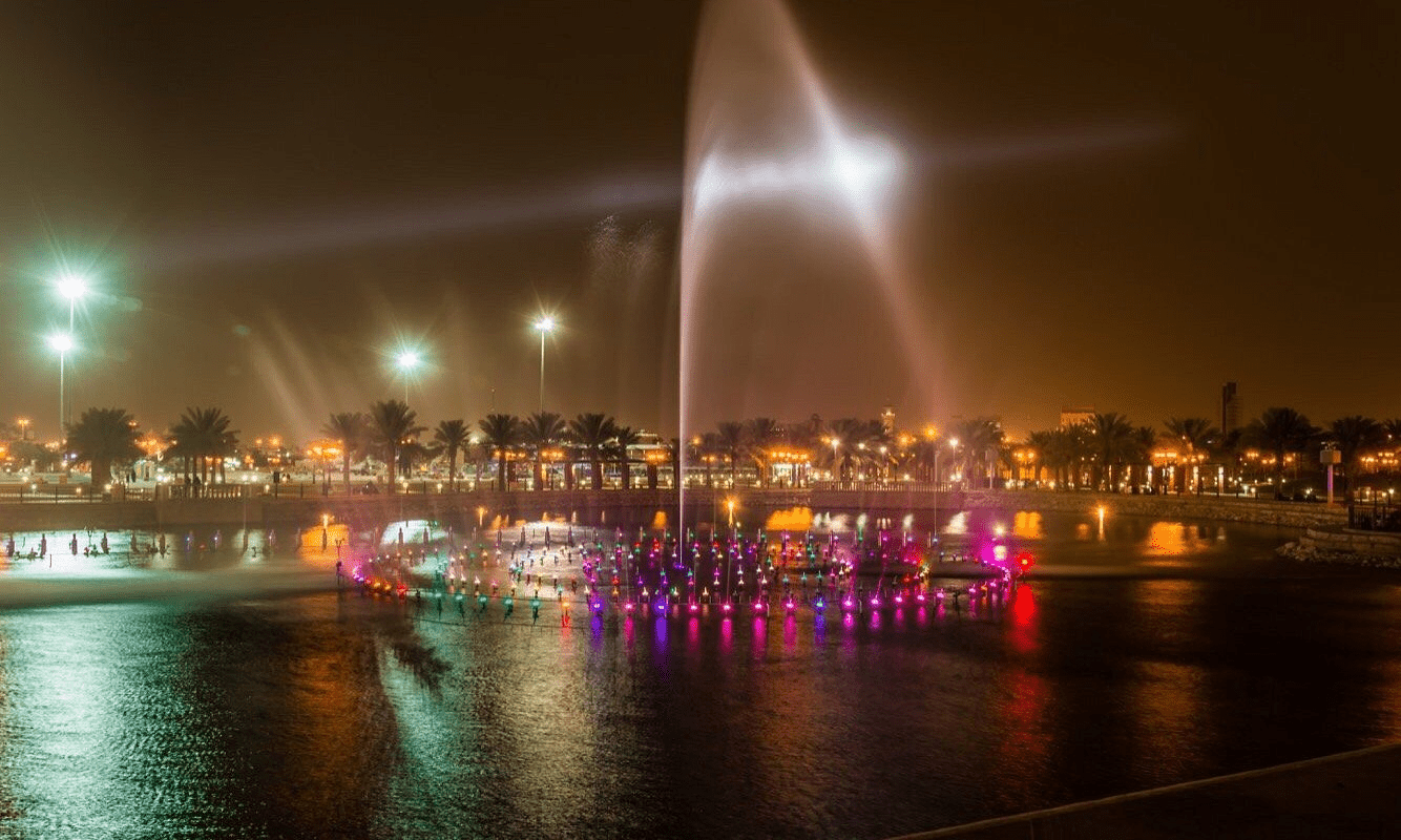 Dancing fountain at King Abdullah Park in Riyadh - (Credits bautrip)