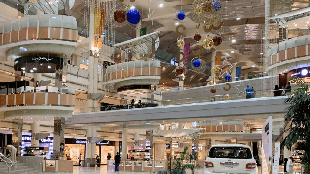 Malls gearing up for crowds of people aiming to get the perfect outfit for Eid (credits KSA directory)
