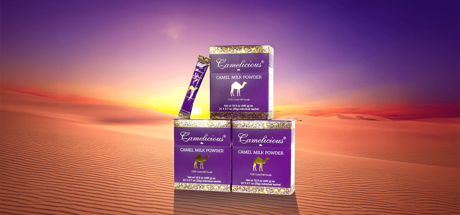 Camel milk powder - (Credits Camelicious)