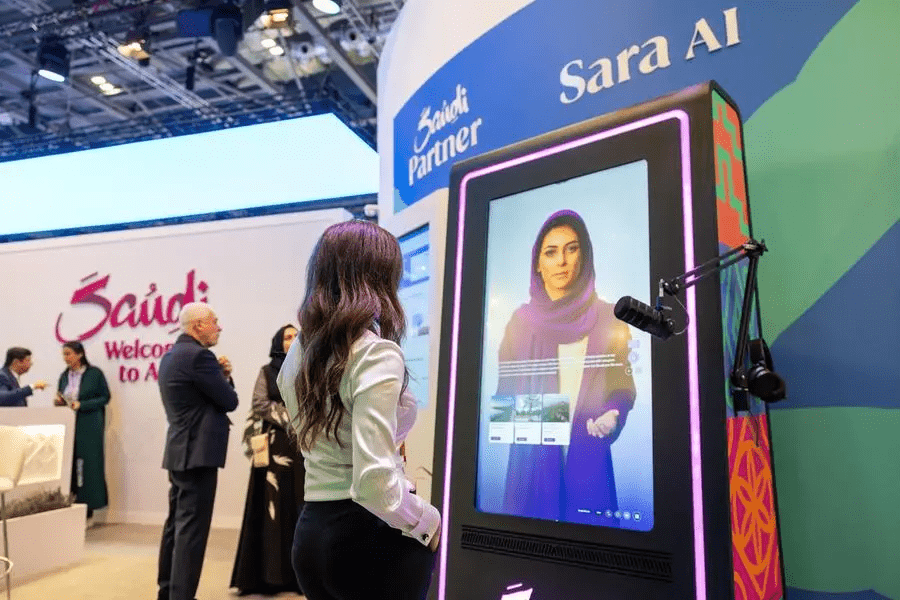 The Saudi Tourism Authority has launched the beta version of "SARA," an artificial intelligence (AI)-powered smart guide for Saudi tourism. – (Credits: SPA)  