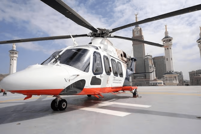 Saudi Arabia launched helicopters equipped like intensive care units for Hajj 2025 pilgrims - (Credits Pakistan Observer)