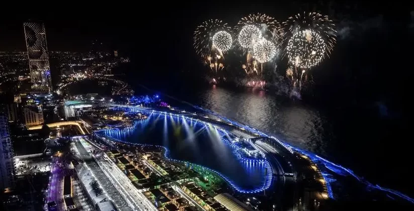 Celebratory fireworks in Jeddah - (Credits thisis riyadh)
