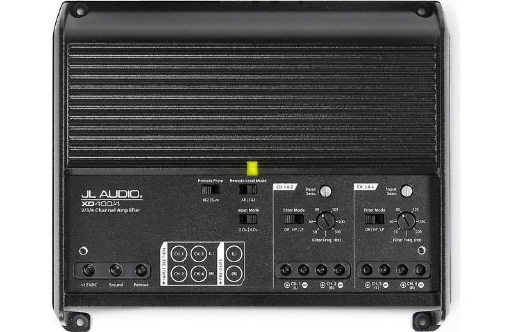 RB-XD400/4 amp top view