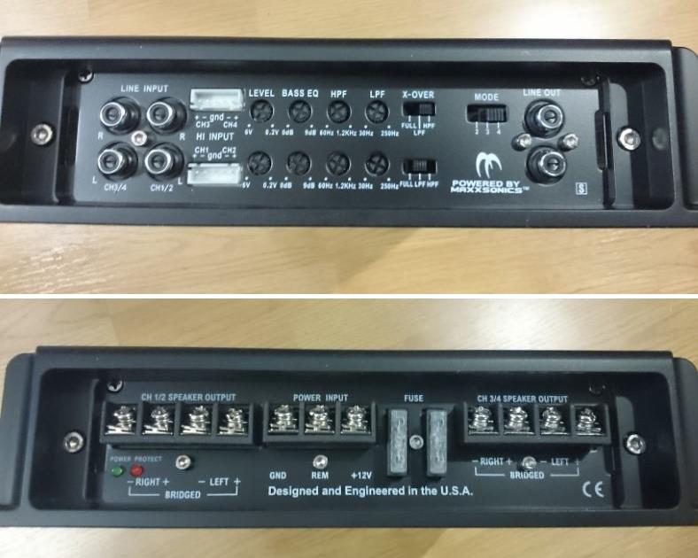 Crunch PD2000.4 car amplifier ends image
