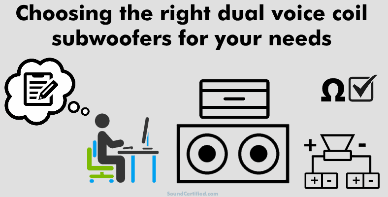 Choosing the right dual voice coil subwoofer