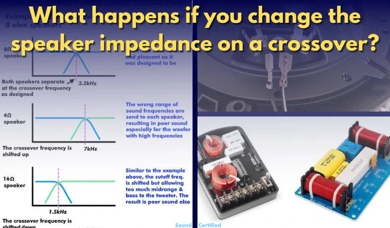 What happens if you change the impedance of a speaker on a crossover featured image