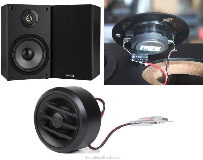 example speakers using crossover frequencies image