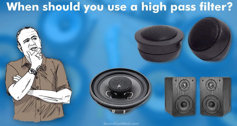 when to use a high pass filter section image