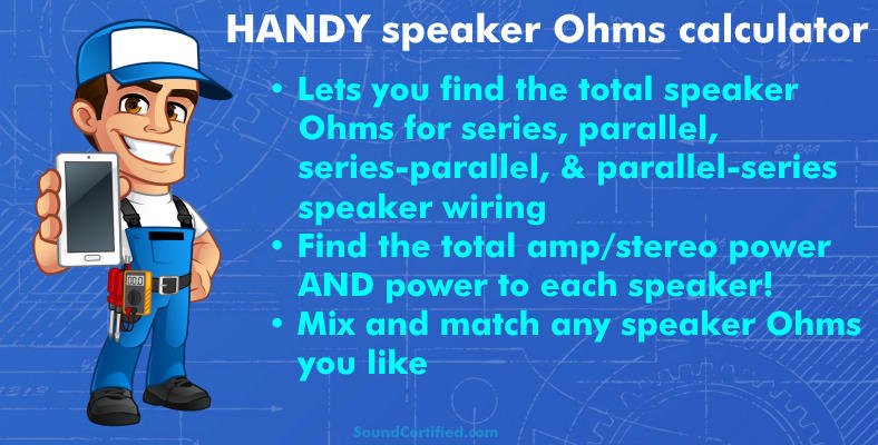 speaker Ohms calculator section image