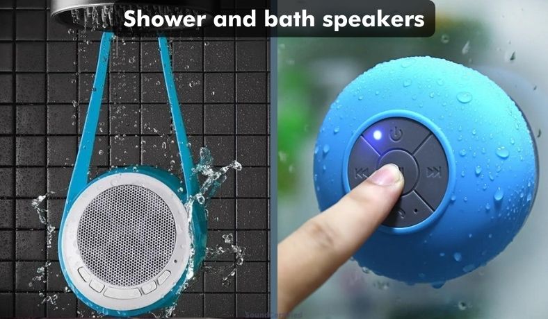 shower and bath speaker examples
