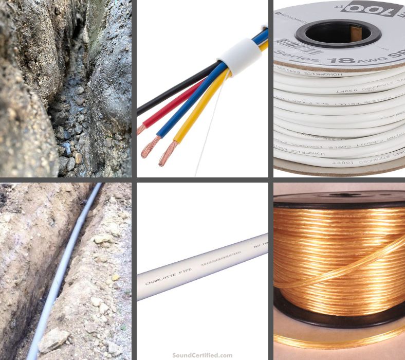 running outdoor speaker wire options image