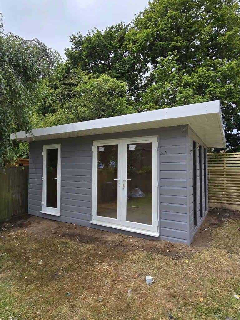 One of our customised garden rooms