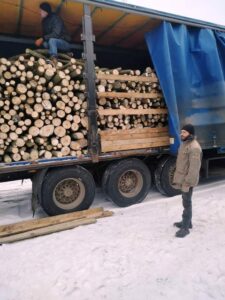 Bois de chauffage sec