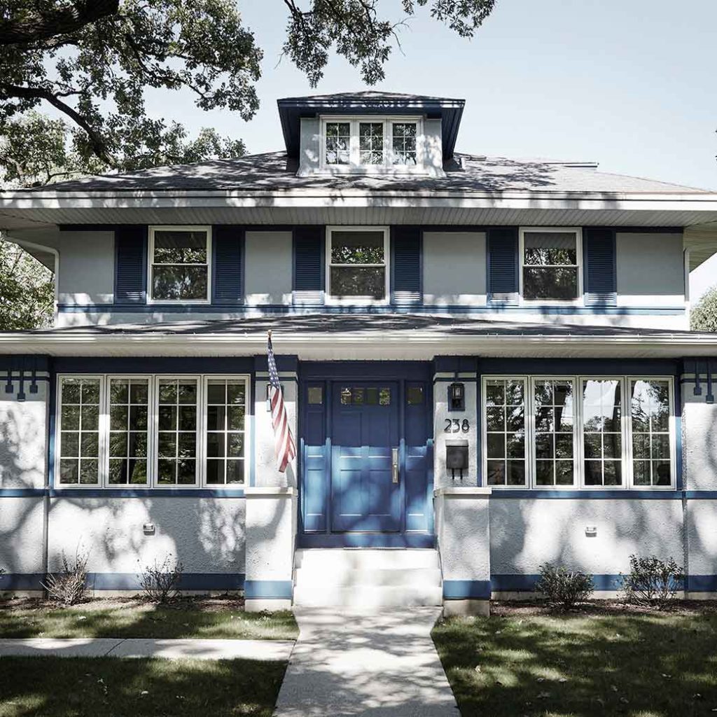example of riverside project by LivCo with enclosed front porch