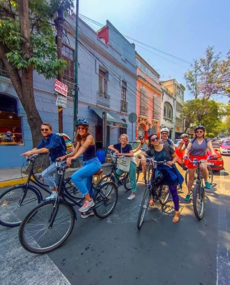 Mexico Off the Beaten Track, Things to do in Mexico City, Food tour Mexico City, Bike tour Mexico City, Mexico City food tour, Best food tours in Mexico City, Mexico City taco tour, Street food Mexico City, Hidden gems Mexico City, Local food experiences Mexico City, Authentic Mexico City food, Explore Mexico City by bike, Unique Mexico City experiences, Mexican food culture, Mexican food for foodies, Tacos in Mexico City, Mexico City food guide, Sunday food tour Mexico City, Foodie adventures Mexico City, Off the beaten path Mexico City. Mexico City Off the Beaten Path, Kiosko Morisco, Bike Tour Foor Tour Mexico City San Rafael, Santa Maria la Ribera Pulque