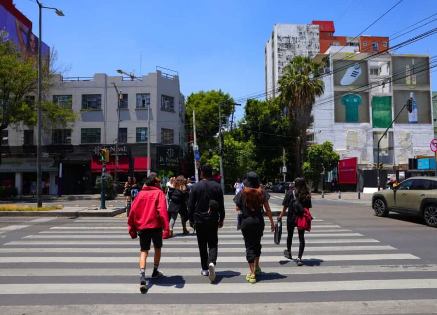 Food Hood Mexico walking tour exploring Condesa tree lined streets and food stops