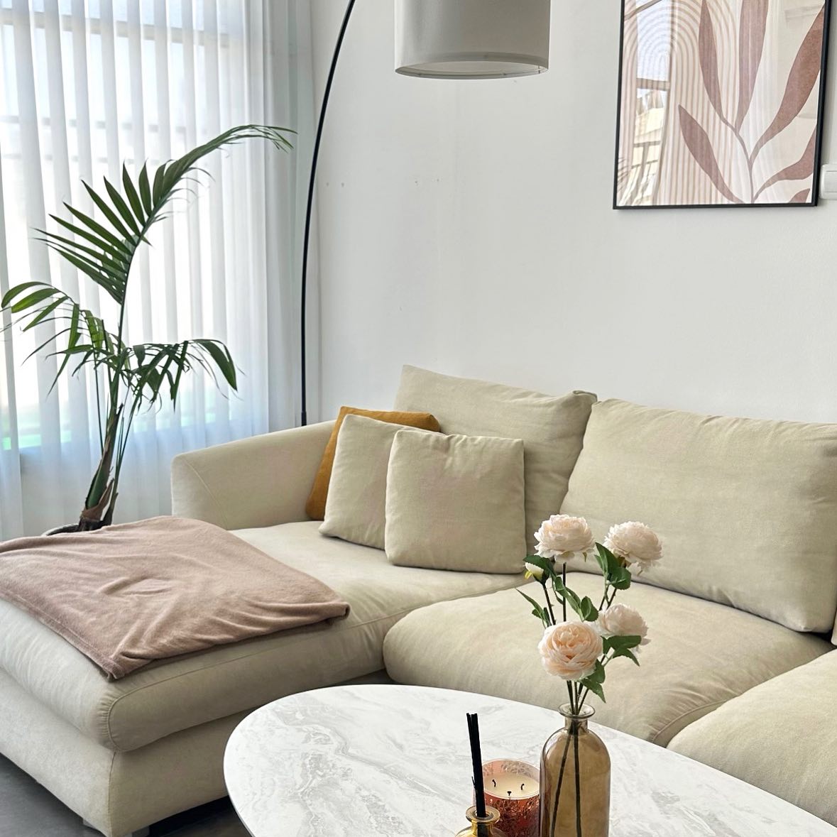Stella Aria foam sofa with washable covers by Paliano Casa