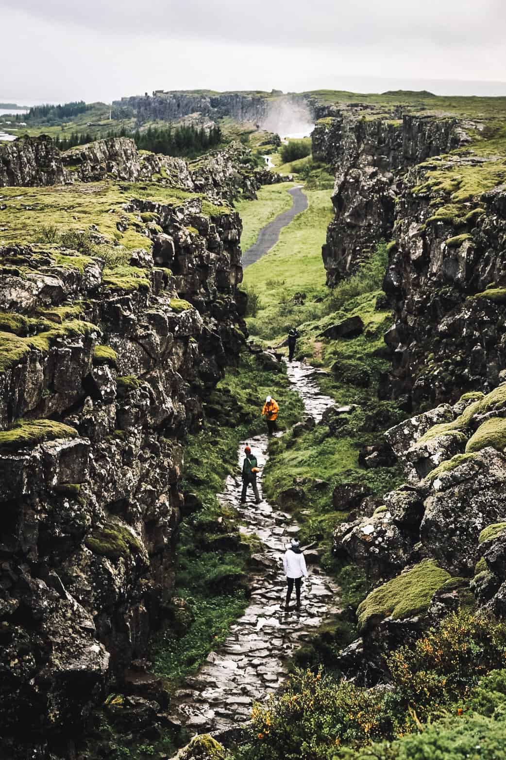 Thingvellir National Park - view from Langistígur lookout