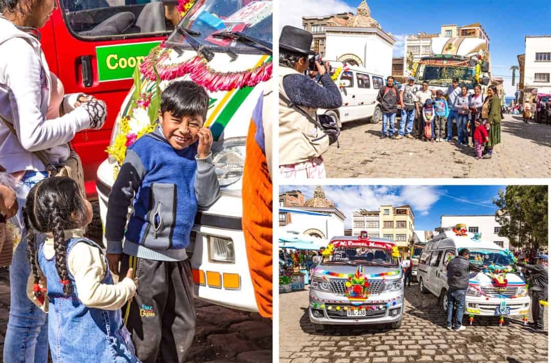 Bolivia - Copacabana - Car blessing
