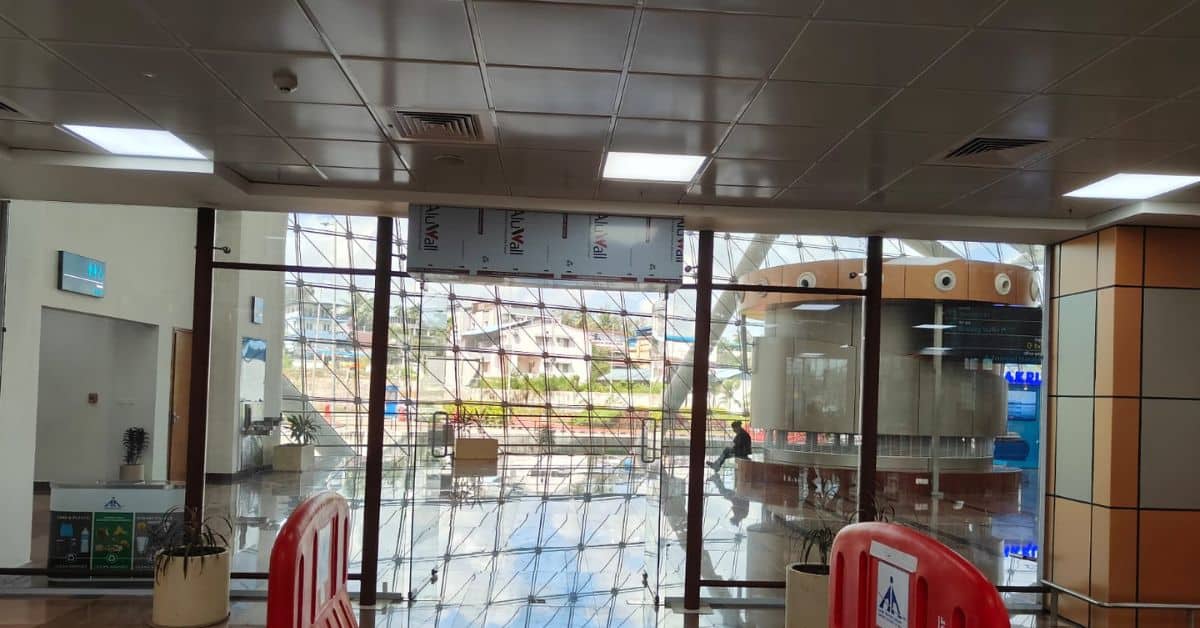 Port Blair Airport Andaman  Nicobar Islands Cladded with AluWall ACPP Sheet