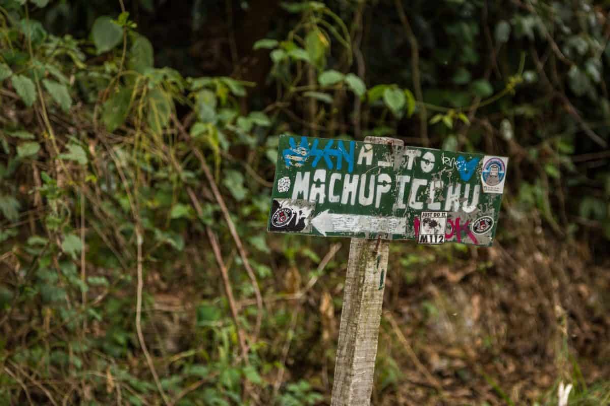 Peru - Machu Picchu - sign_1