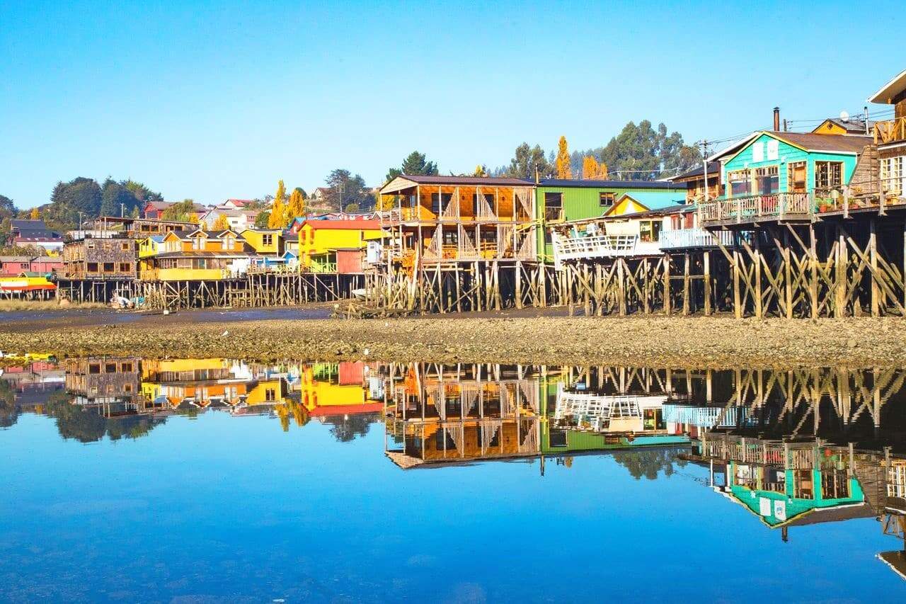 Chile - Chiloe island - Castro - palafitos