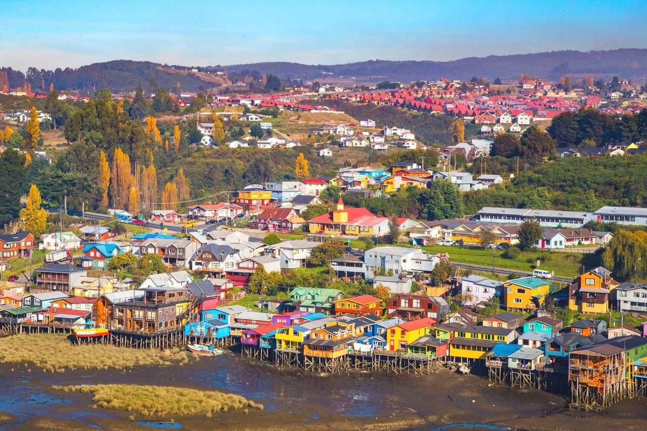 Chile - Chiloe island - Castro - vie mirador Gamboa