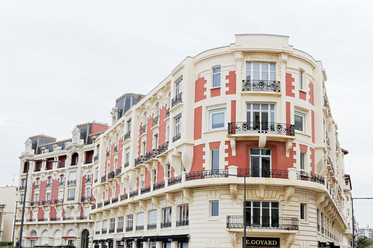 France - Biarritz - 19th century building