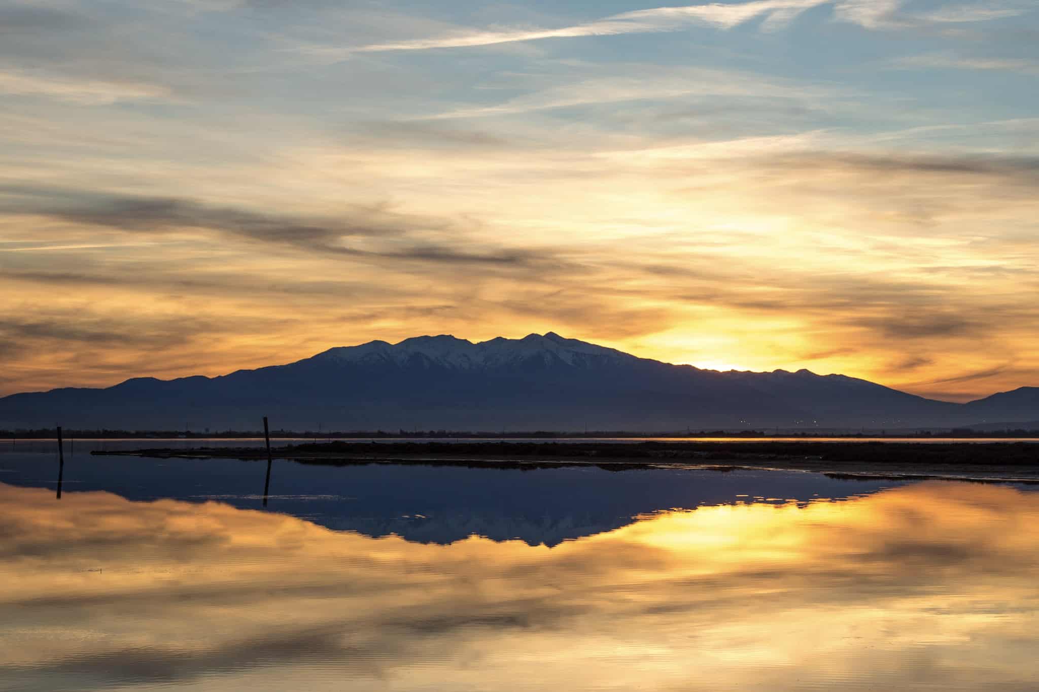 Canigou reflection