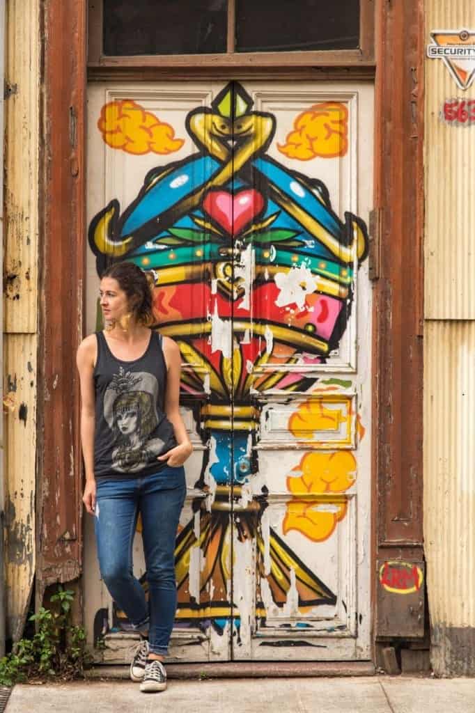 Chile - Valparaiso - door graffiti