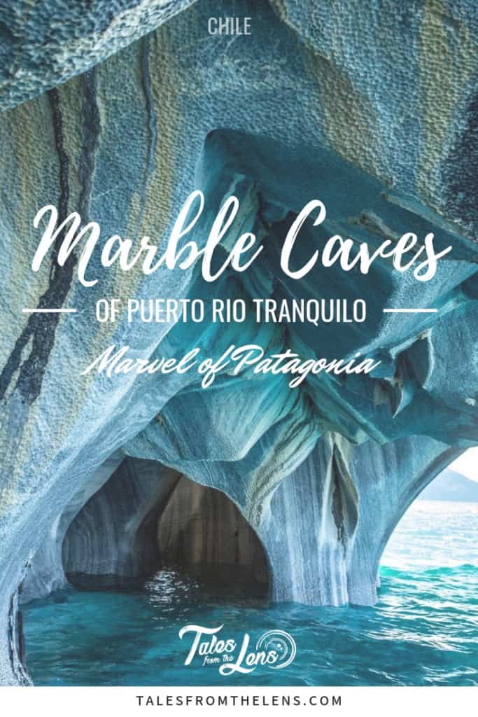 The Marble Caves In Puerto Rio Tranquilo are a pure marvel of the nature. Visit them by boat or kayak. It's a must stop along the Carretera Austral in South Chile. https://talesfromthelens.com/2017/09/14/marble-caves-rio-tranquilo-chile