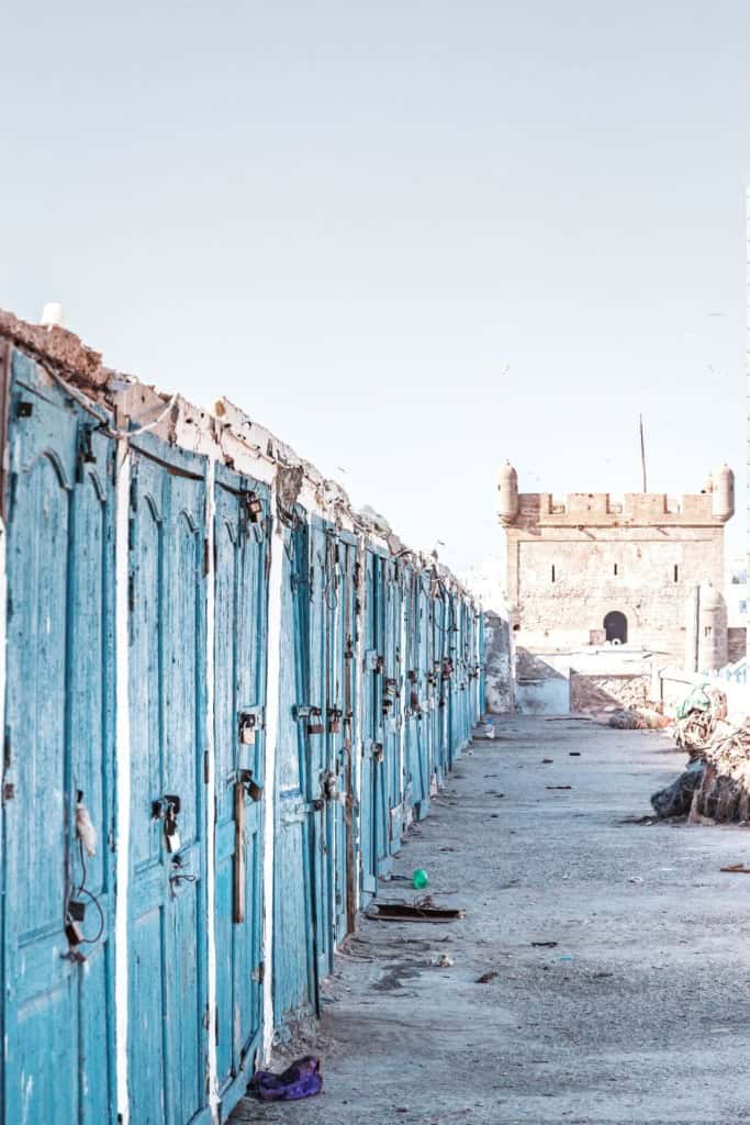 Morocco - Essaouira - fish market walk rampar_1