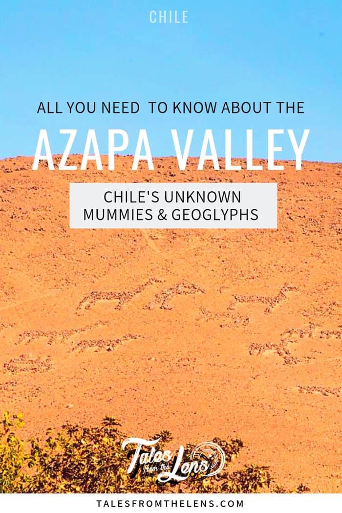 Far up in the north of Chile is the town of Arica. Here is located the Azapa valley where some of the oldest mummies have been found. The ancient civilisation and some geoglyphs dating hundreds of years. Learn more about this mystical place - #chile #arica #azapa #mummies #geoglyphs https://talesfromthelens.com/2018/01/04/azapa-valley-arica-chile/