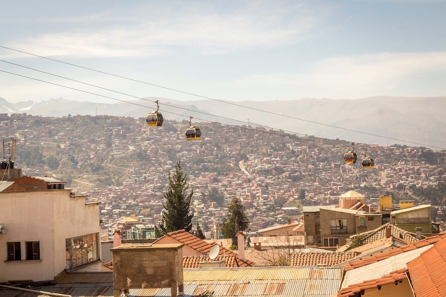 Bolivia-La Paz-Cable Car