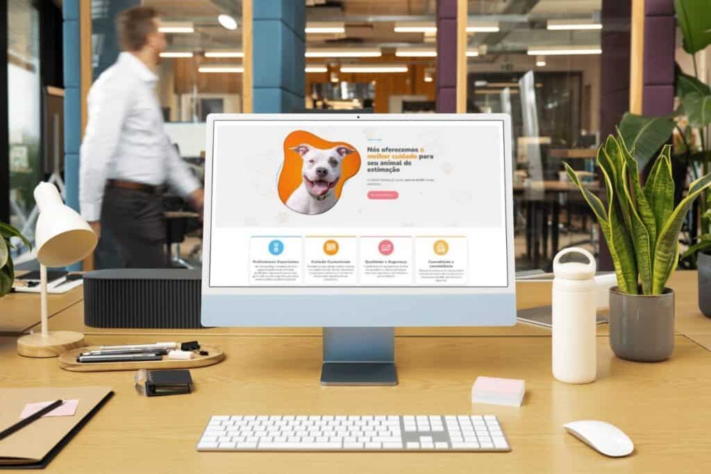 landing page petshop