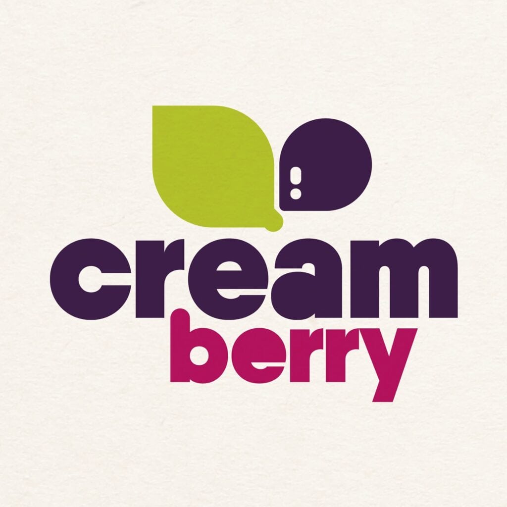 depois logo cream berry