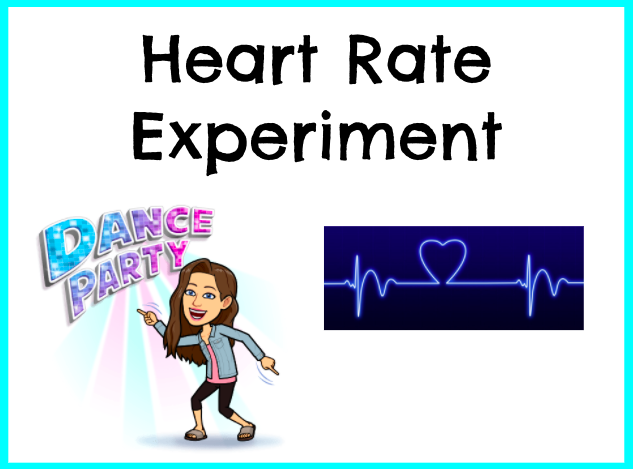 Science Experiment - Google Slide Cover - Heart Rate Experiment
