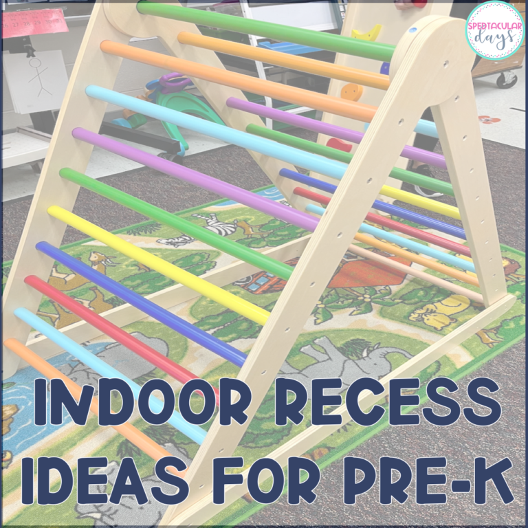indoor recess ideas for Pre-K